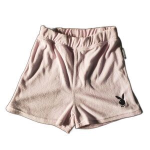 Playboy x Missguided Shorts - Intimate Sleepwear - Light Pink - Size US 4